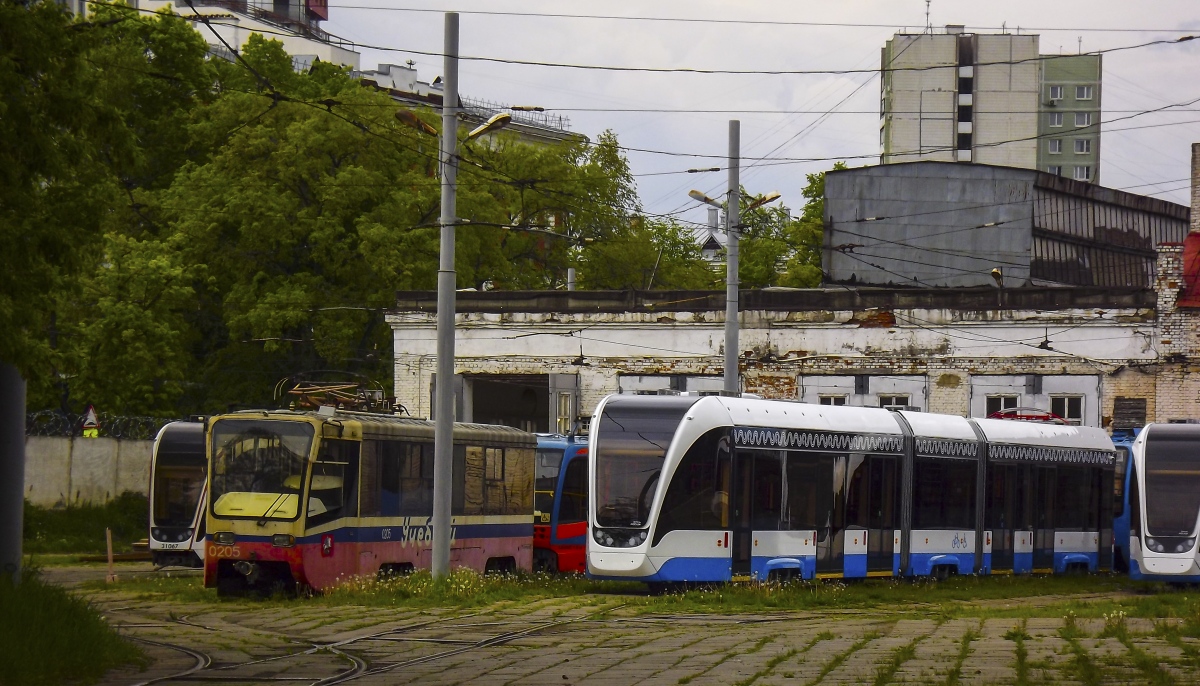 Москва — Трамваи без номеров