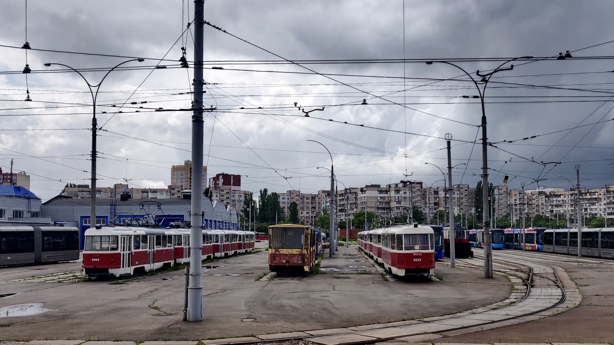 Kyiv — Tramway depots: im. Shevchenko. New yard at Borshchahivka