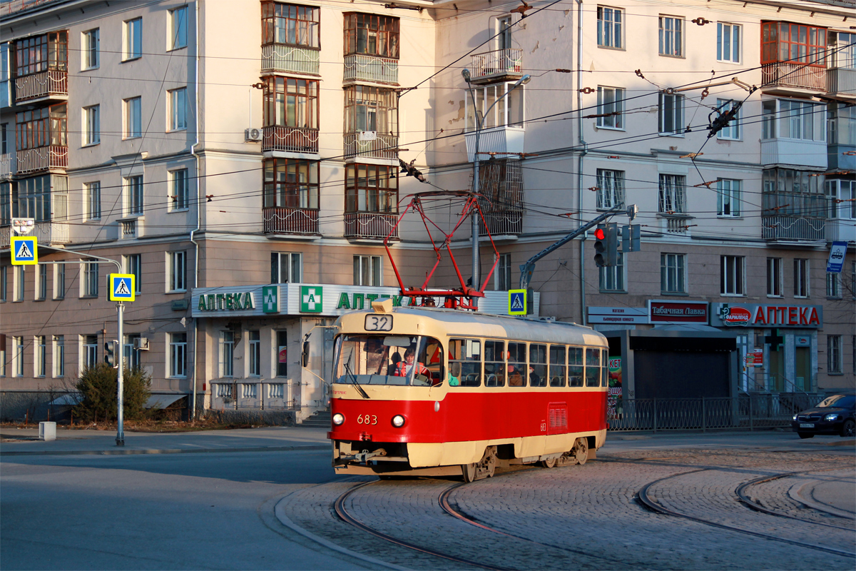 Екатеринбург, Tatra T3SU № 683