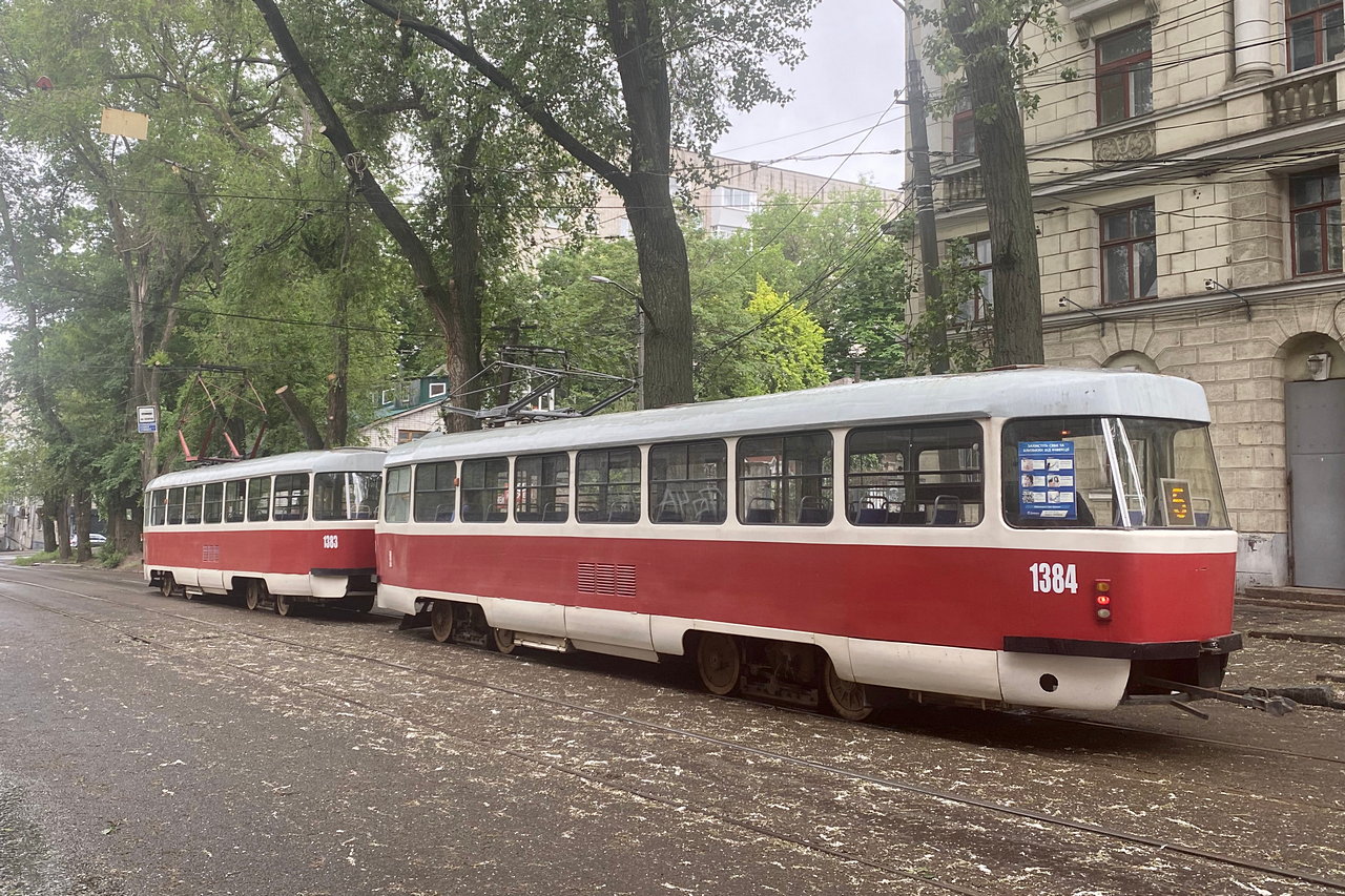 Днепр, Tatra T3R.P № 1384