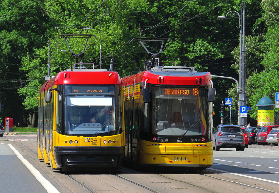 Warsaw, PESA Swing 120Na # 3254; Warsaw, PESA Jazz 128N # 3614