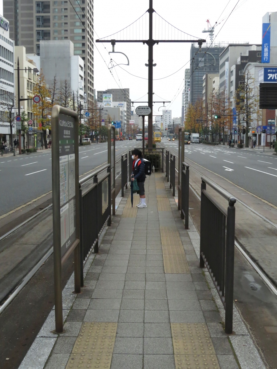 Окаяма — Трамвайные линии и инфраструктура