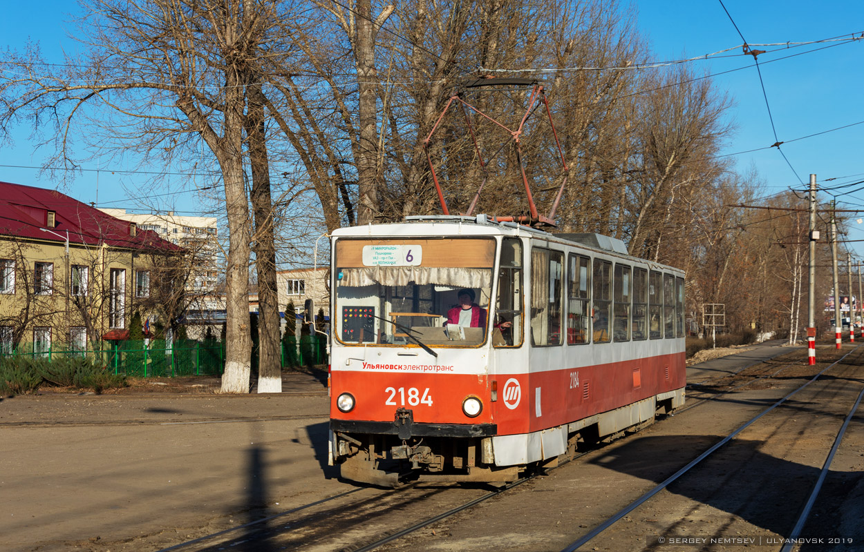 Uljanovsk, Tatra T6B5SU № 2184