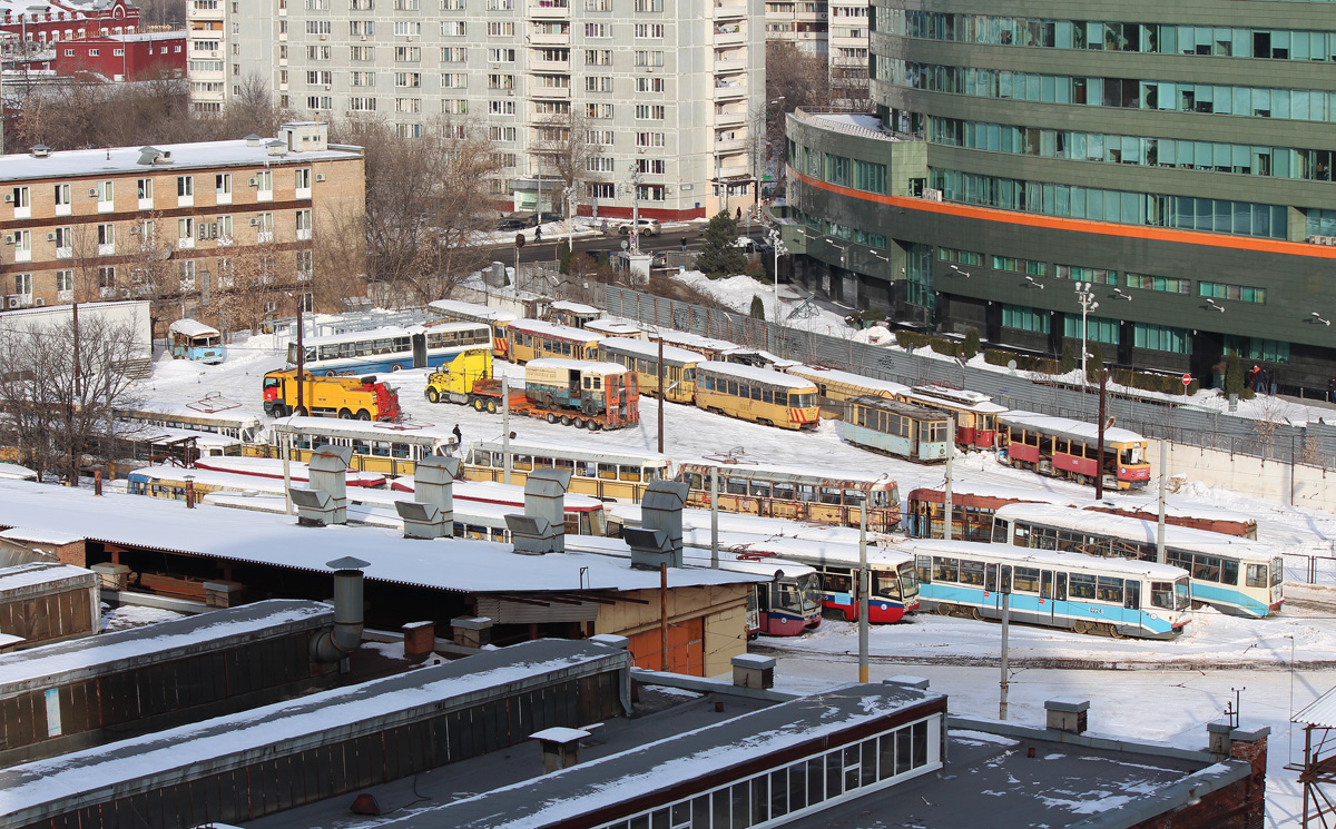 Moskva, 71-608KM № 0224; Moskva — TRZ Plant; Moskva — Views from a height