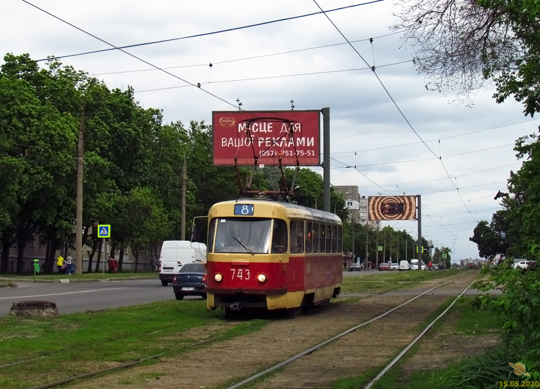 Kharkiv, Tatra T3SU č. 743