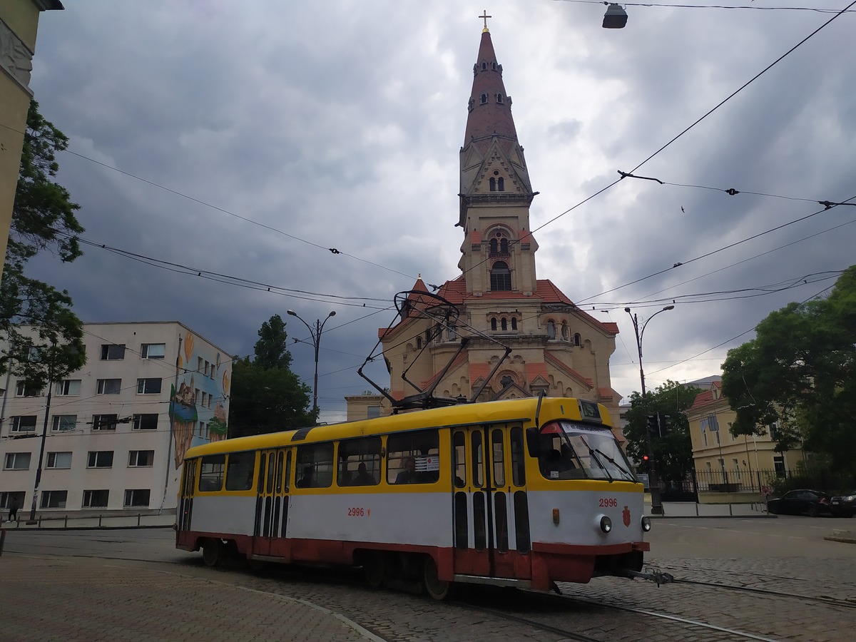 Одесса, Tatra T3R.P № 2996; Одесса — Трамвайные линии: Центр → Слободка