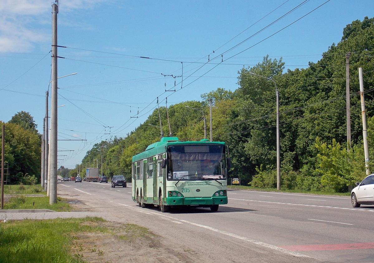 Lutsk, Bogdan E231 č. 205; Lutsk — Memorial Sunday, routes to Harazdzha
