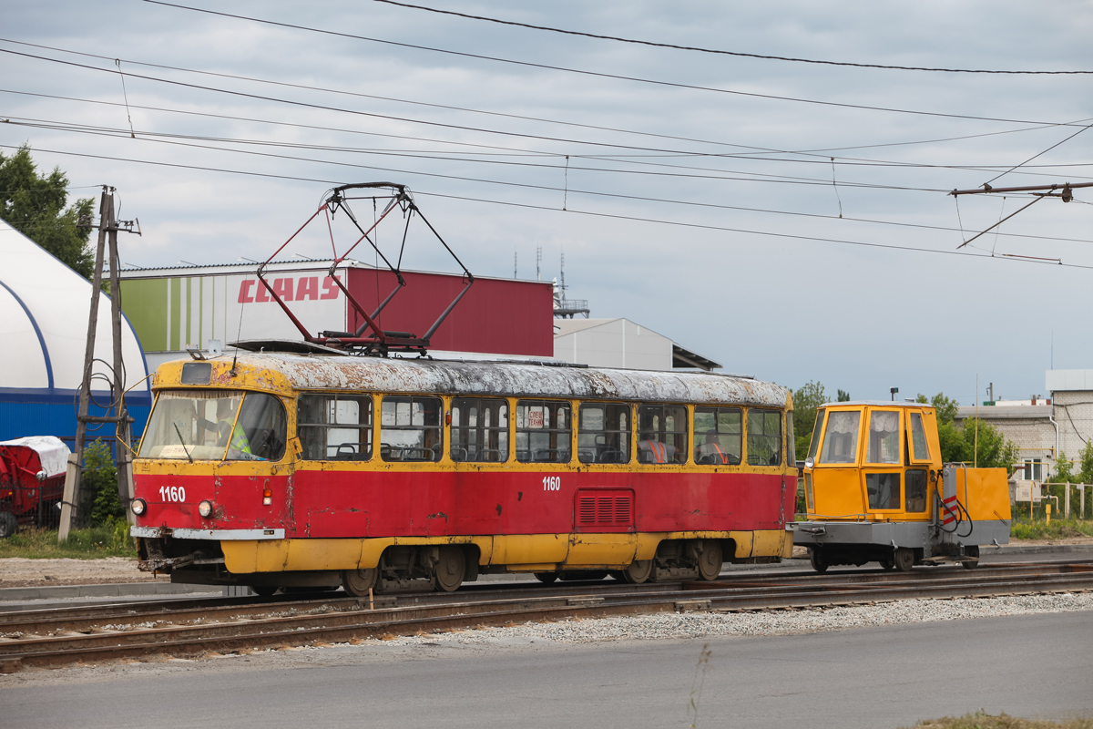 Барнаул, Tatra T3SU № 1160; Барнаул, ПРМ-3М № 1415; Барнаул — Капитальный ремонт ул. Попова от ст. Пивзавод до ул Власихинской