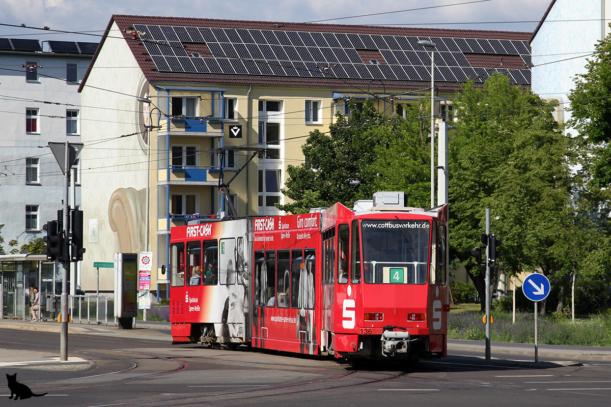 Cottbus, Tatra KTNF6 # 136