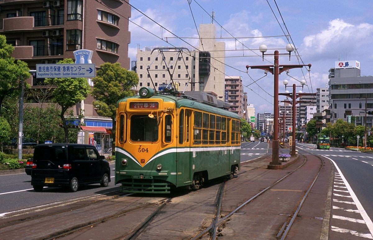 Кагосима, Tōyo Kōki № 504; Кагосима — Трамвайные линии и инфраструктура
