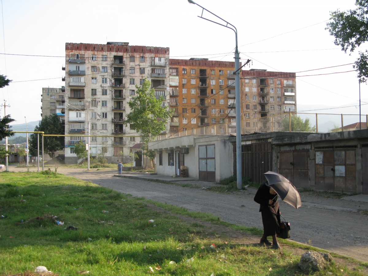 Zestafoni — An unfinished trolleybus line