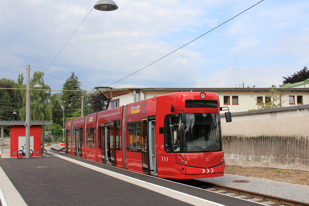 Гмунден - Форхдорф - Ламбах, Bombardier Flexity Outlook № 307