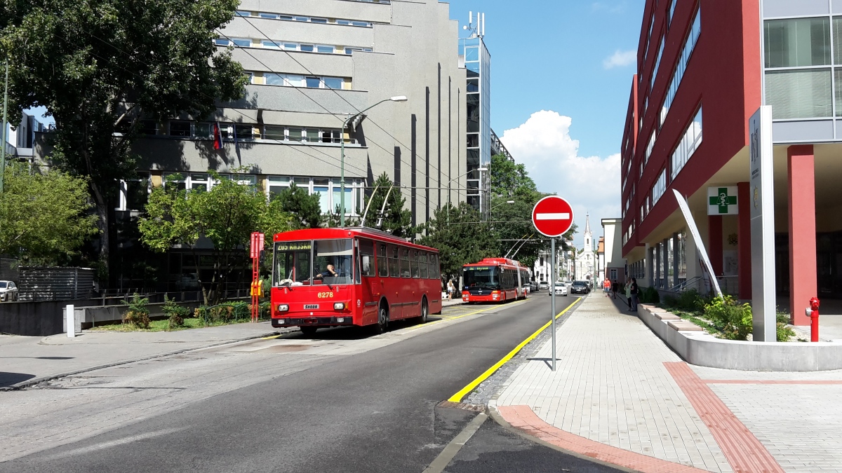 Братислава — Троллейбусные линии и инфраструктура