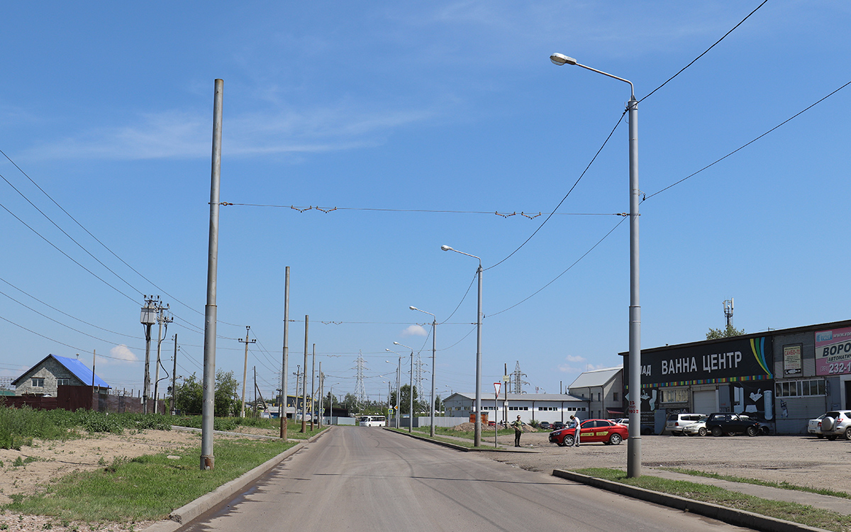 Krasnojarsk — Trolleybus lines: building