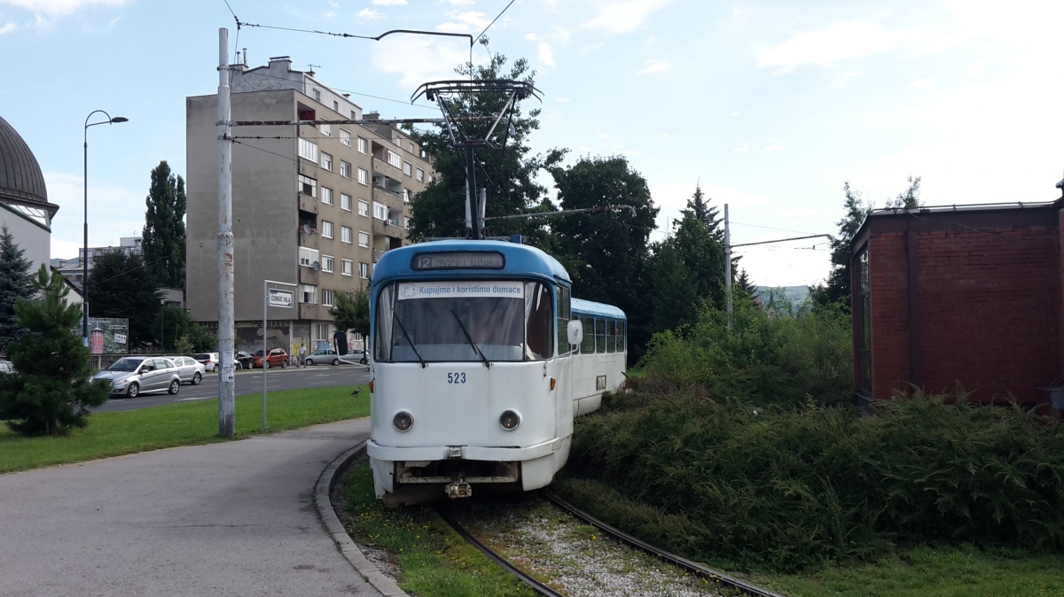 Sarajevo, Tatra K2YU № 523