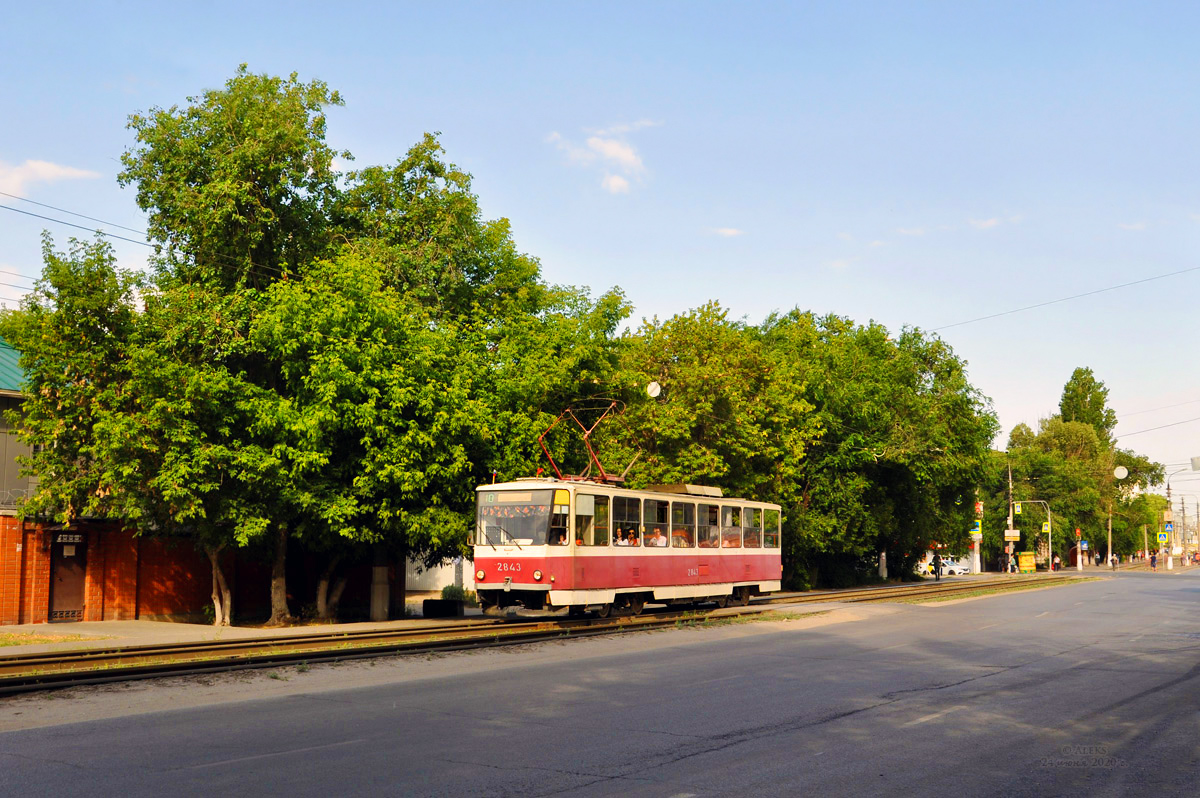 Волгоград, Tatra T6B5SU № 2843
