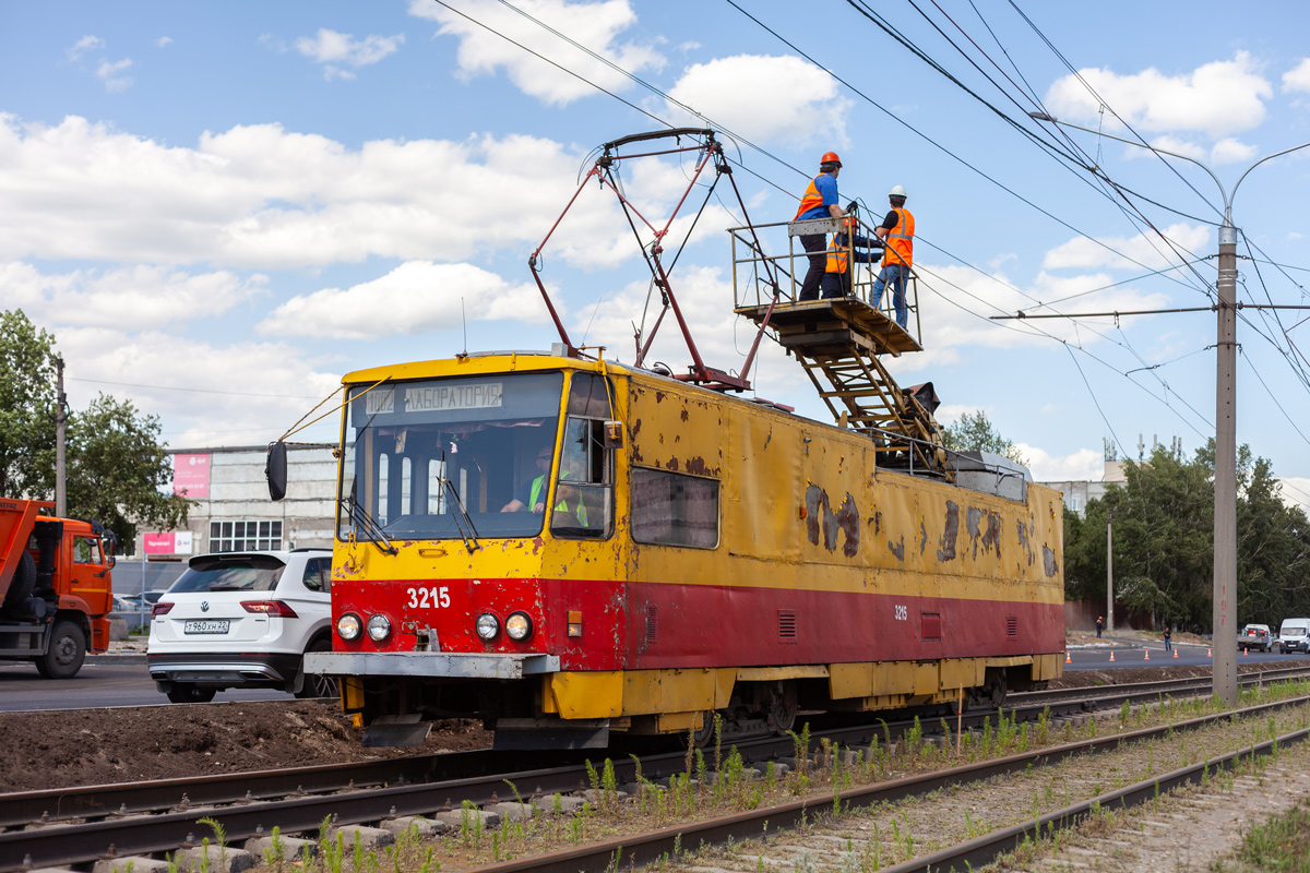 Барнаул, Tatra T6B5SU № 3215; Барнаул — Капитальный ремонт ул. Попова от ст. Пивзавод до ул Власихинской