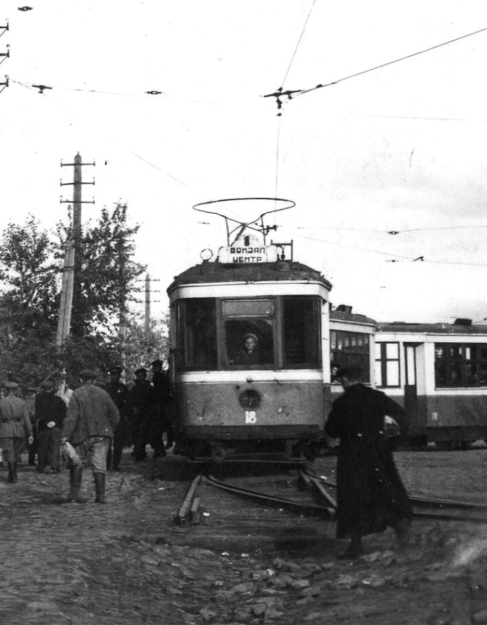 Omsk, Kh № 18; Omsk — Closed tram lines; Omsk — Historical photos