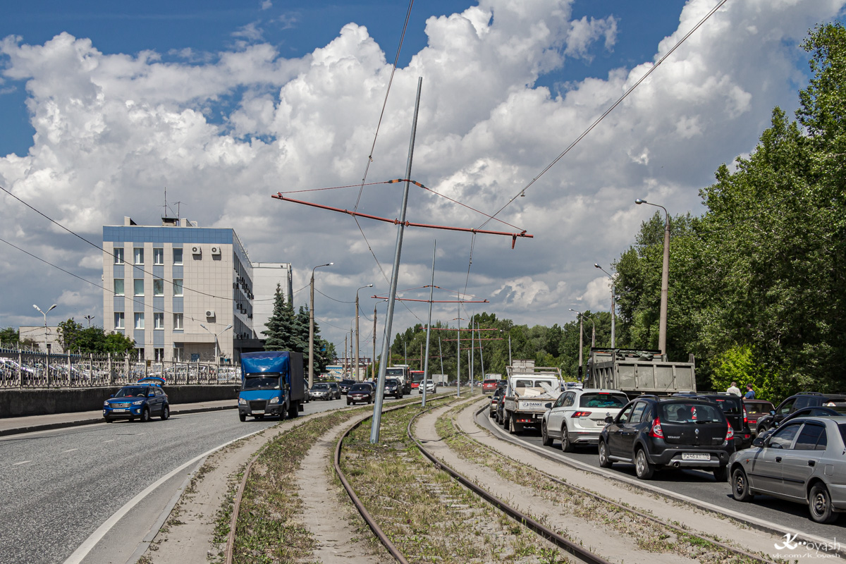 Kazanė — Big tram circle; Kazanė — ET Lines [5] — South; Kazanė — Reconstructoins