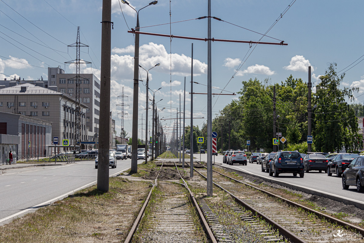 Kazanė — Big tram circle; Kazanė — ET Lines [5] — South; Kazanė — Reconstructoins