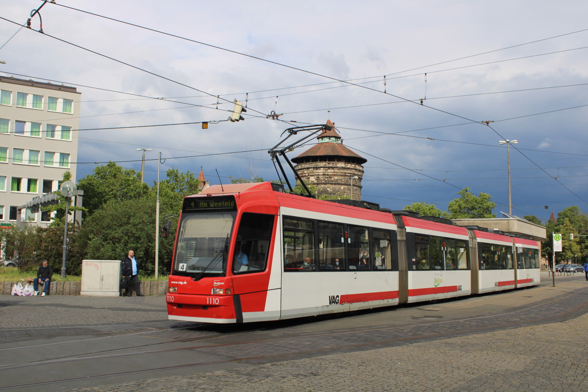Nuremberg, Adtranz GT8N2 № 1110