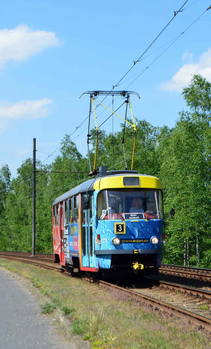 Мост и Литвинов, Tatra T3M.3 № 275