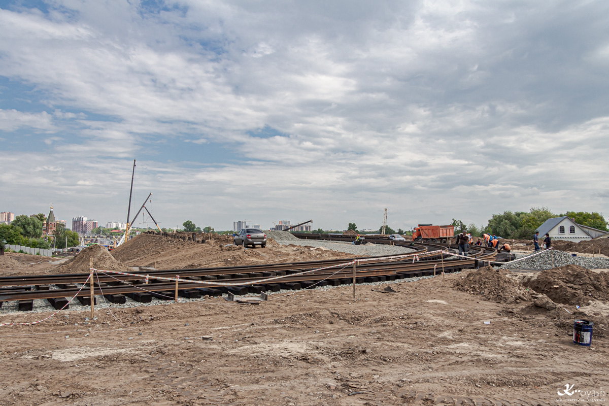 Kazan — Construction of tram line "SunCity — Boriskovo"