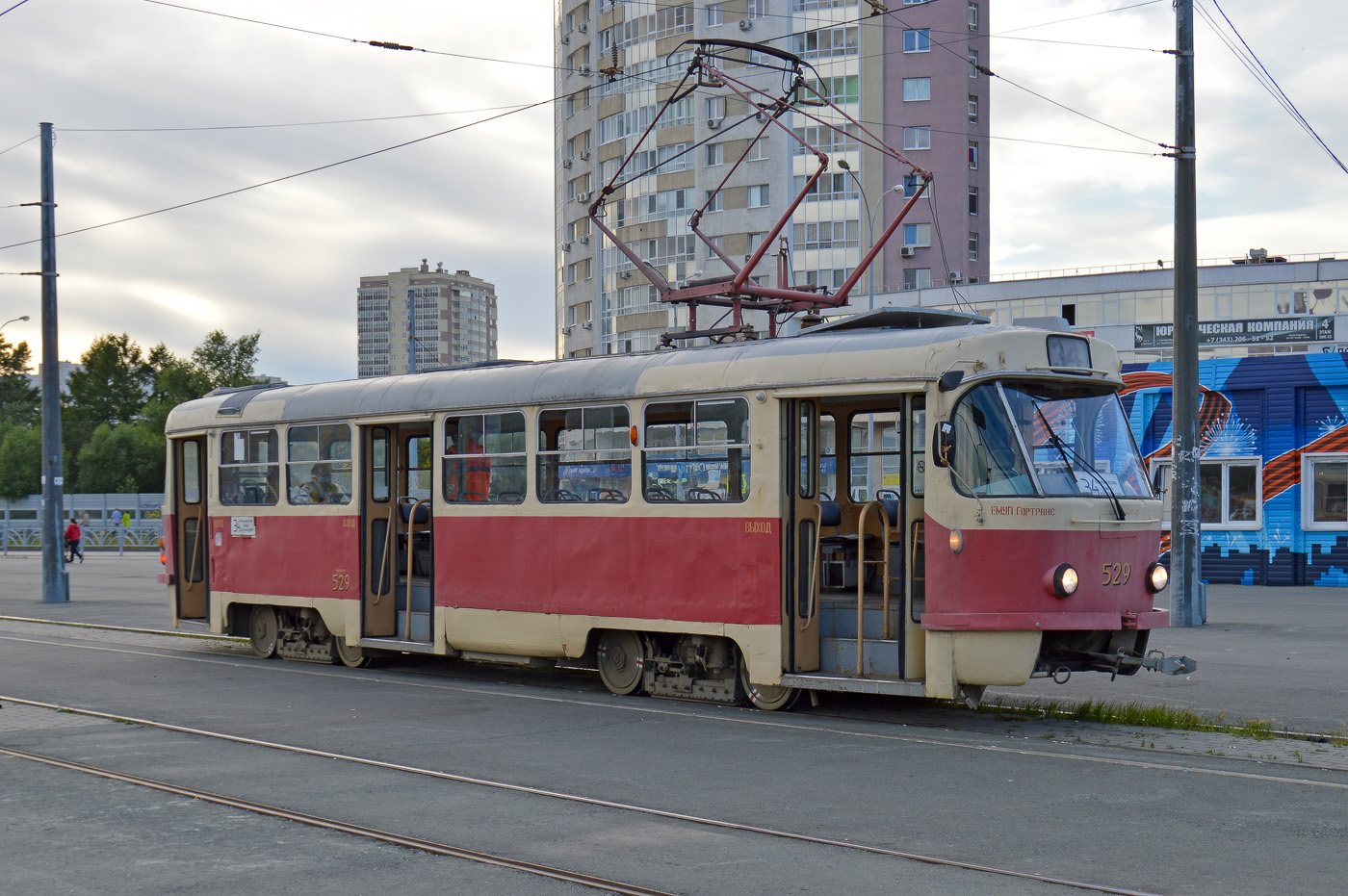 Yekaterinburg, Tatra T3SU (2-door) # 529