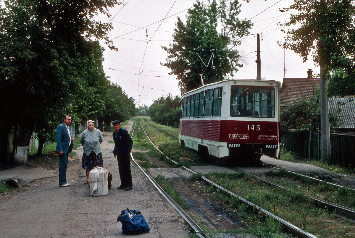 Kostiantynivka, 71-605 (KTM-5M3) č. 145; Kostiantynivka — Photos by Peter Haseldine — 08.30.2001
