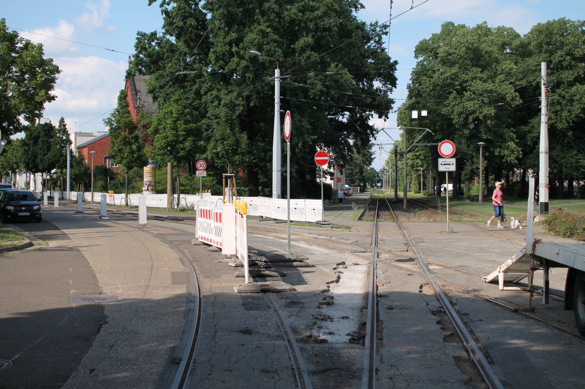 Котбус — Разные cтройки и реконструкции трамвайной сети
