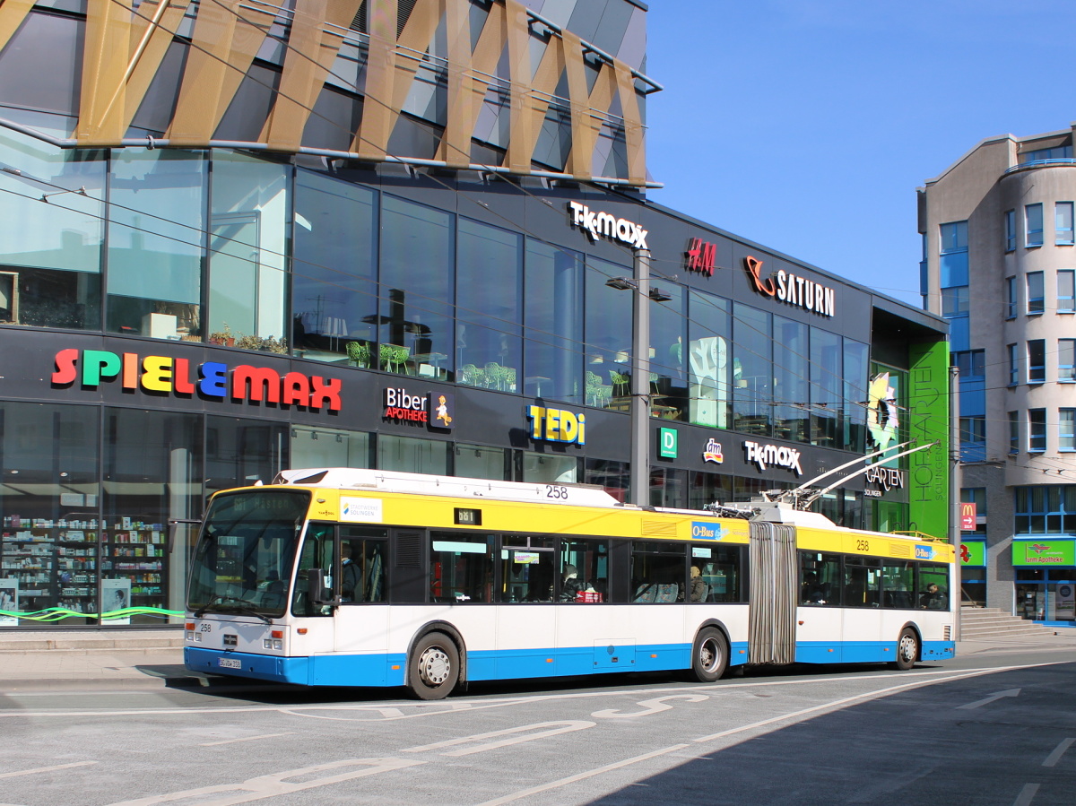 Золинген, Van Hool AG 300T № 258