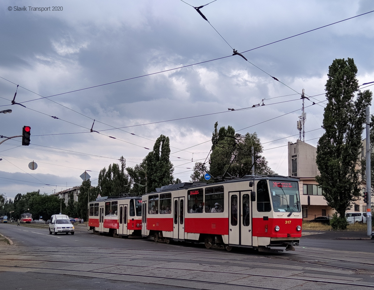 Киев, Tatra T6A5 № 317