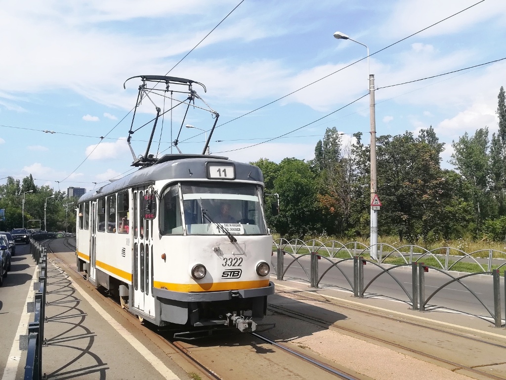 Бухарест, Tatra T4R № 3322