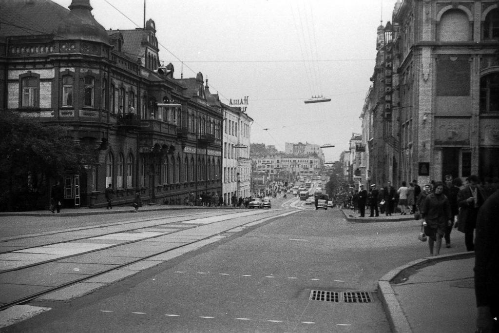 Владивосток — Исторические фотографии — трамвай (1946-1970)