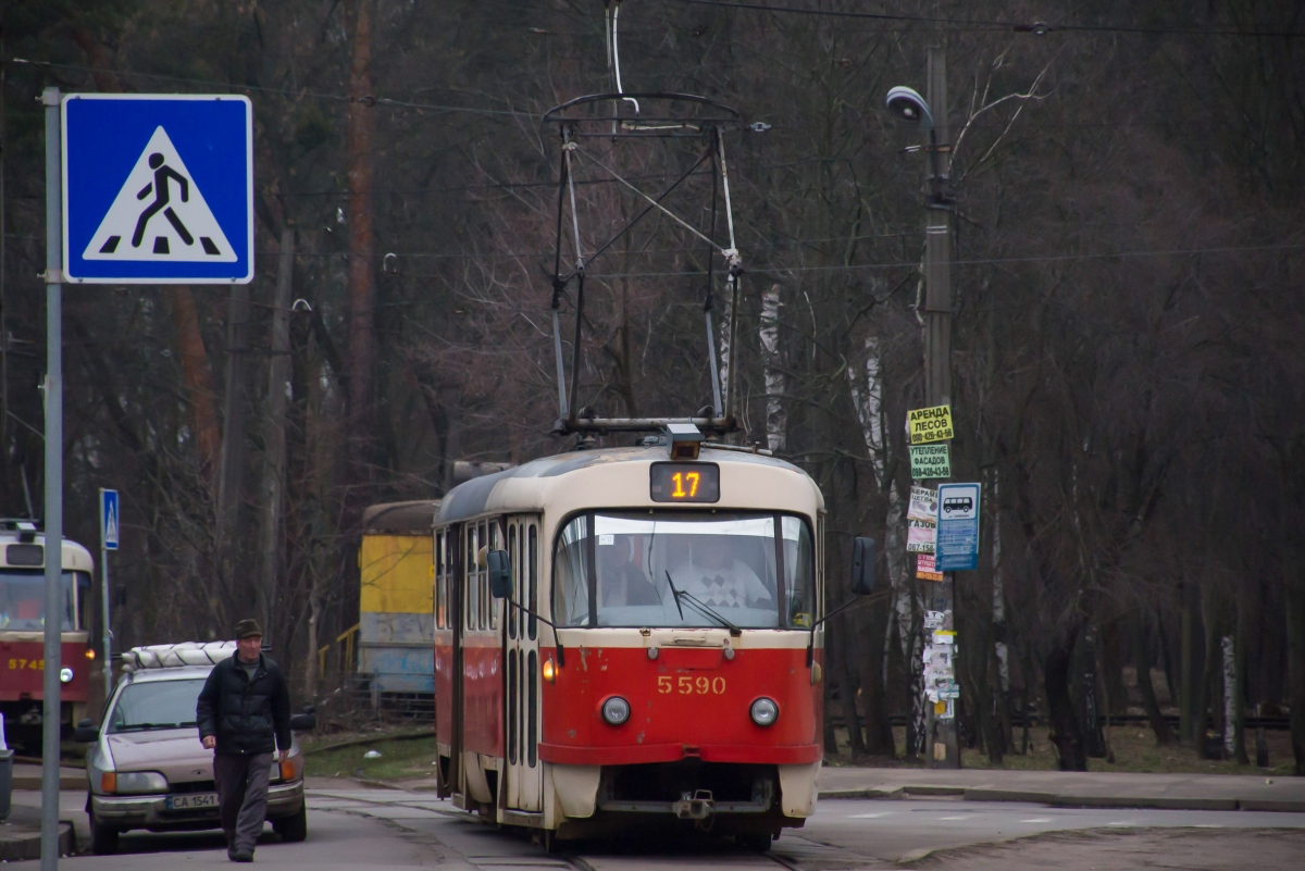 Киев, Tatra T3SU № 5590