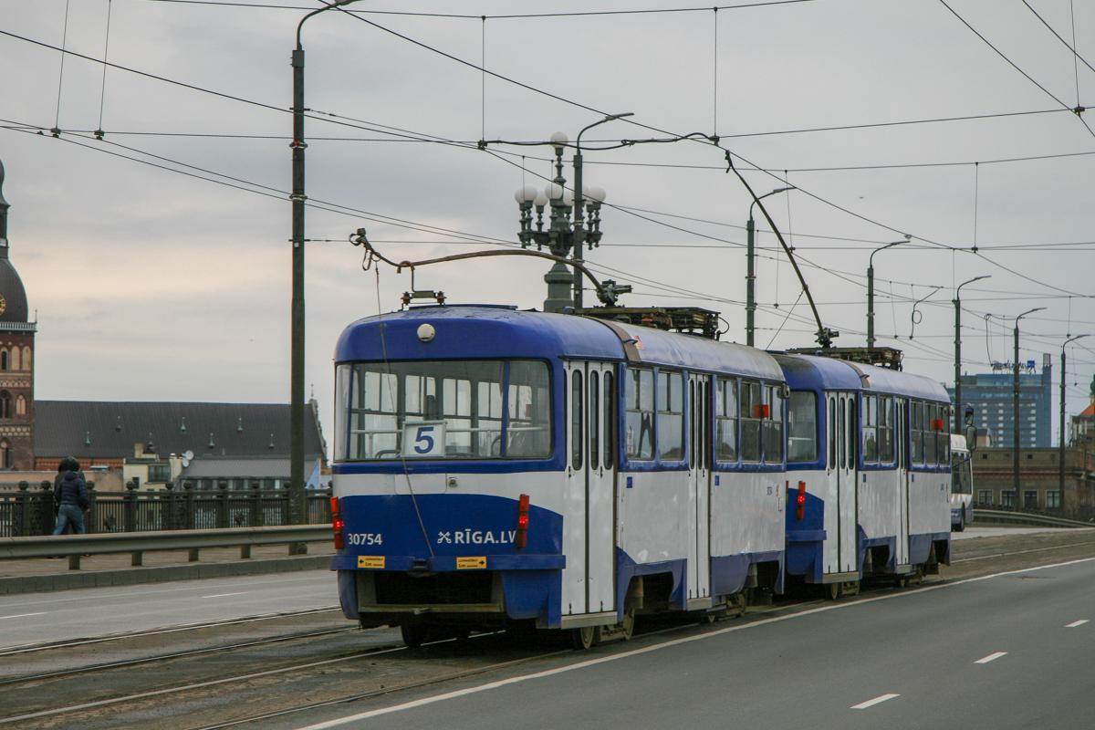 Riga, Tatra T3A nr. 30754