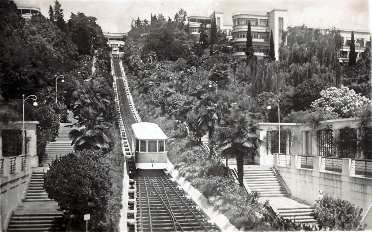 Szocsi, K* — 1; Szocsi — Funicular of the Sochinsky Sanatorium