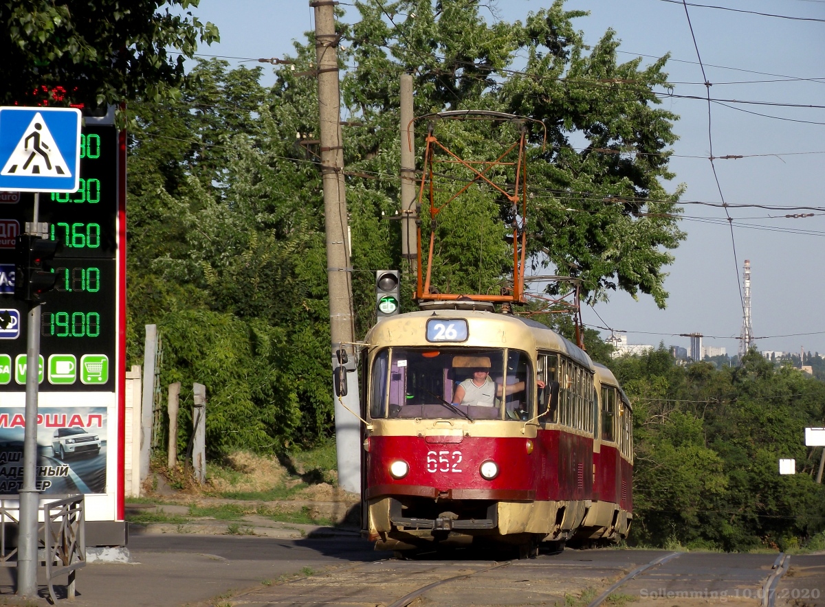 Харьков, Tatra T3SU № 652
