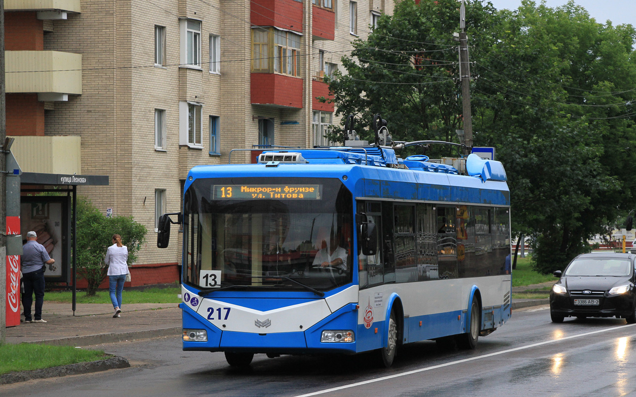 Vitebsk, BKM 32100D № 217; Vitebsk — Trolleybuses routs with using of autonomous course