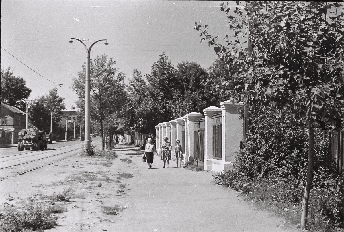 Смоленск — Исторические фотографии  (1945 — 1991 гг.); Смоленск — Трамвайные линии и инфраструктура