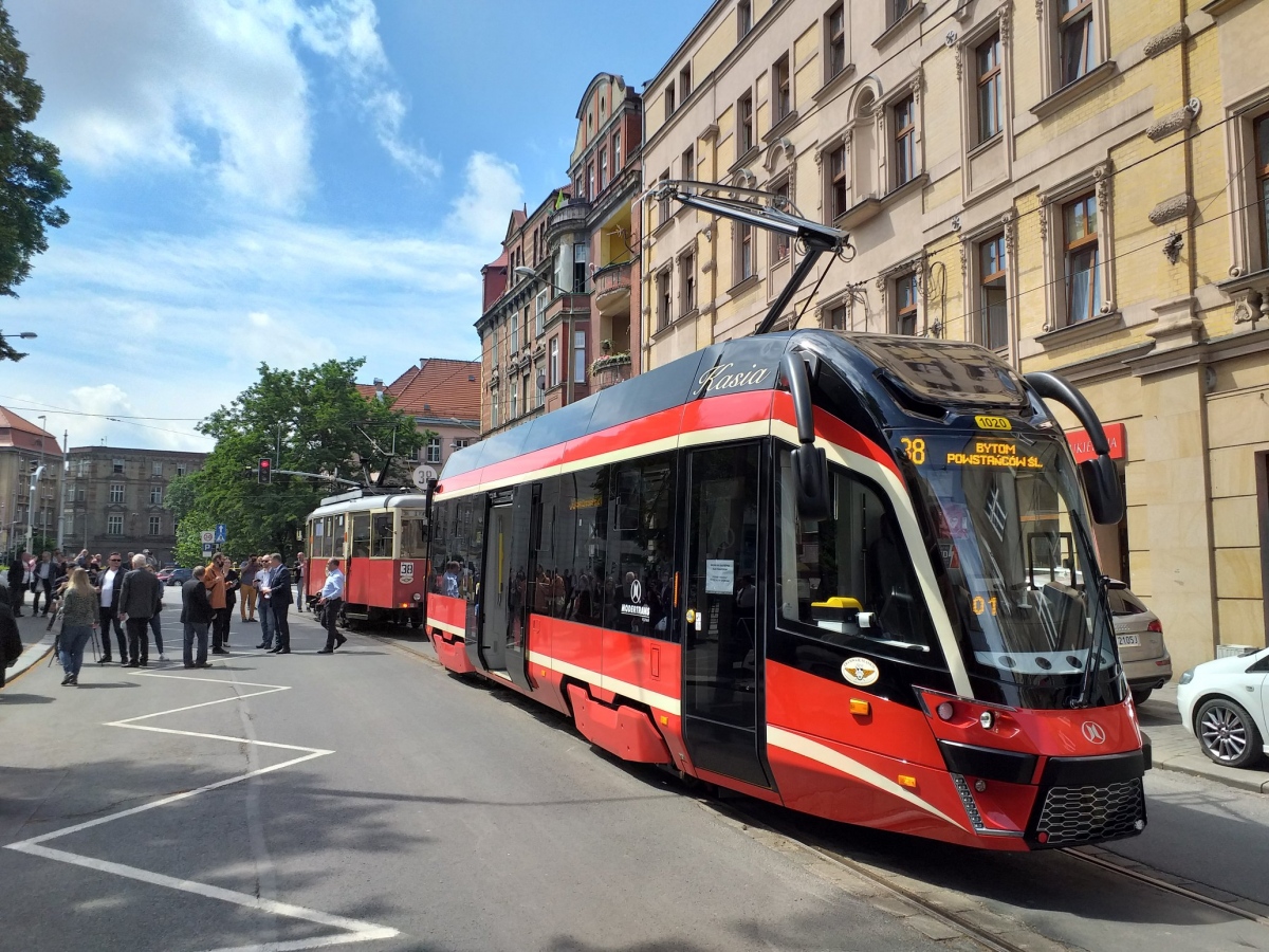 Silesia trams, Modertrans Moderus Beta MF 11 AC BD # 1020; Silesia trams — 09.07.2020 — Farewell to revenue N trams in Poland