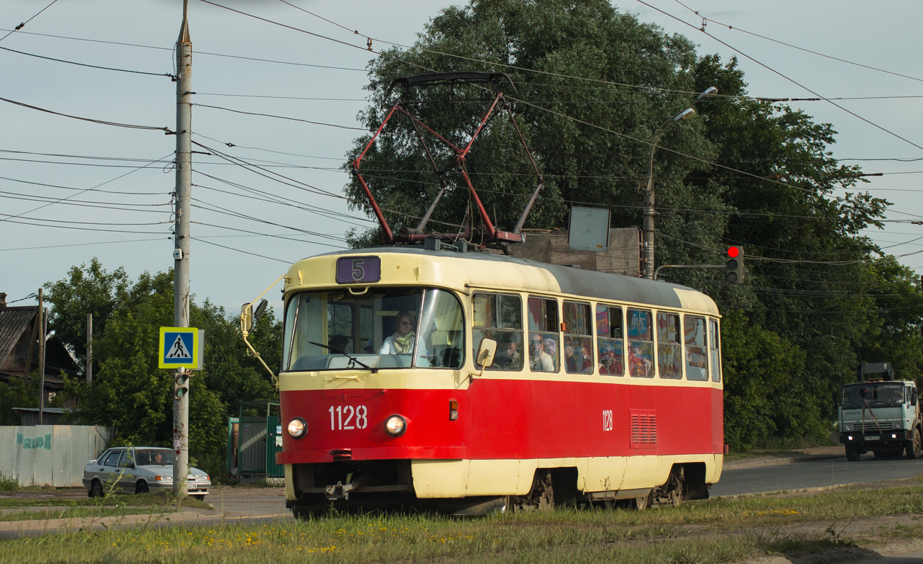 Ижевск, Tatra T3SU (двухдверная) № 1128