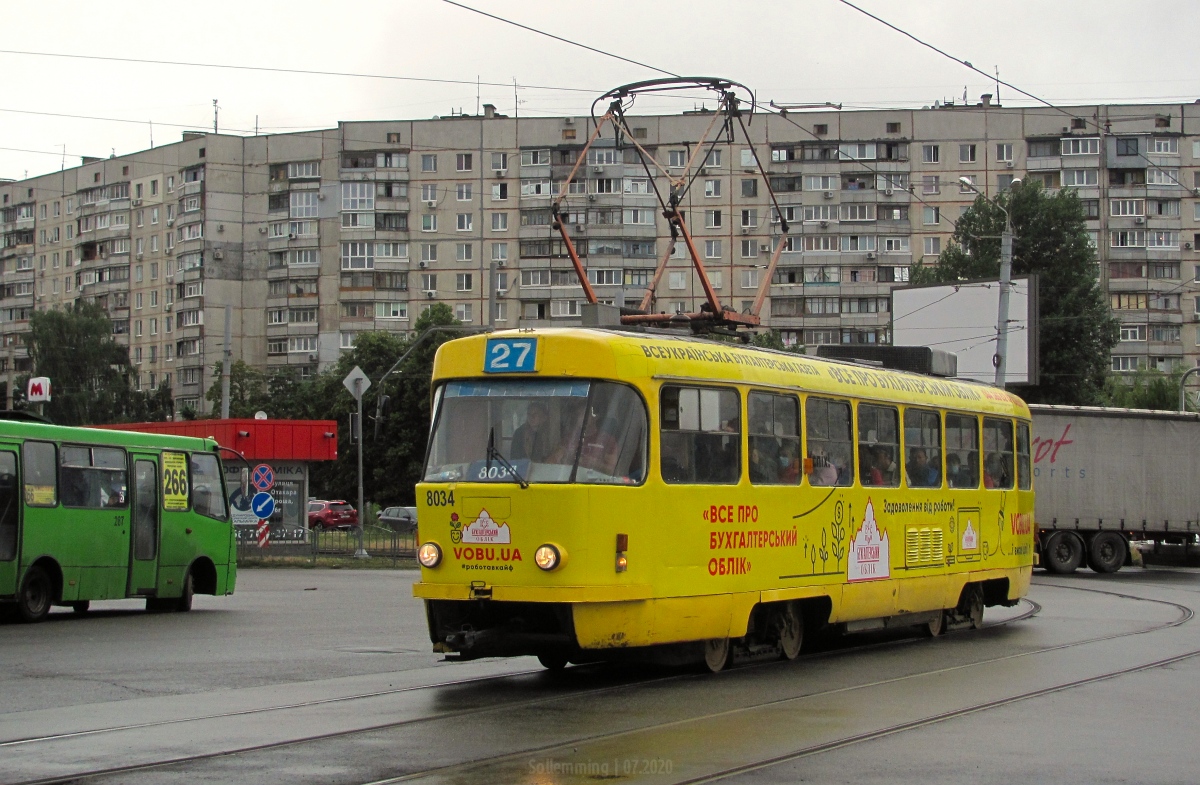 Харьков, Tatra T3M № 8034