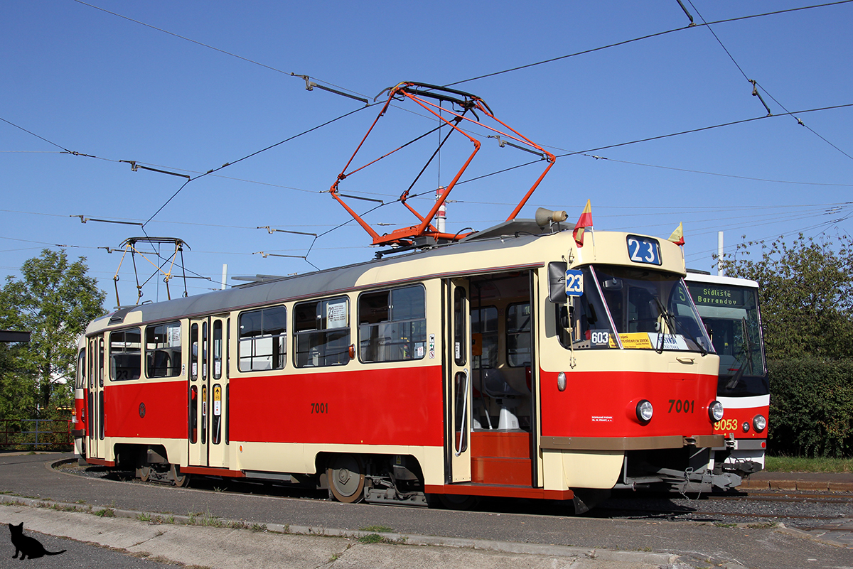 Прага, Tatra T3SU № 7001