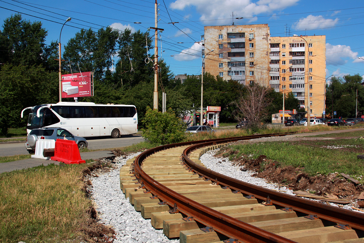 Yekaterinburg — Terminal stations; Yekaterinburg — The construction of a tram line Ekaterinburg — Verhnyaya Pyshma; Verkhniaya Pyshma — The construction of a tram line Ekaterinburg — Verhnyaya Pyshma