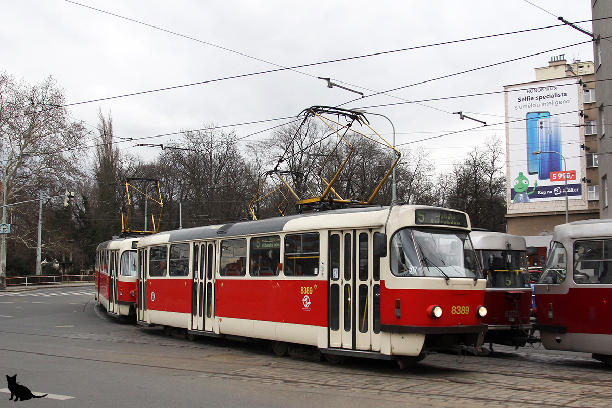 Прага, Tatra T3R.P № 8389