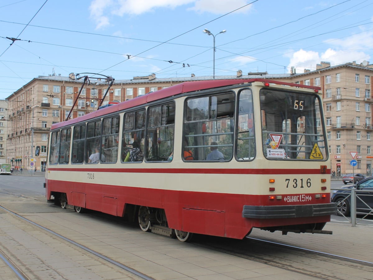 Санкт-Пецярбург, 71-134А (ЛМ-99АВ) № 7316
