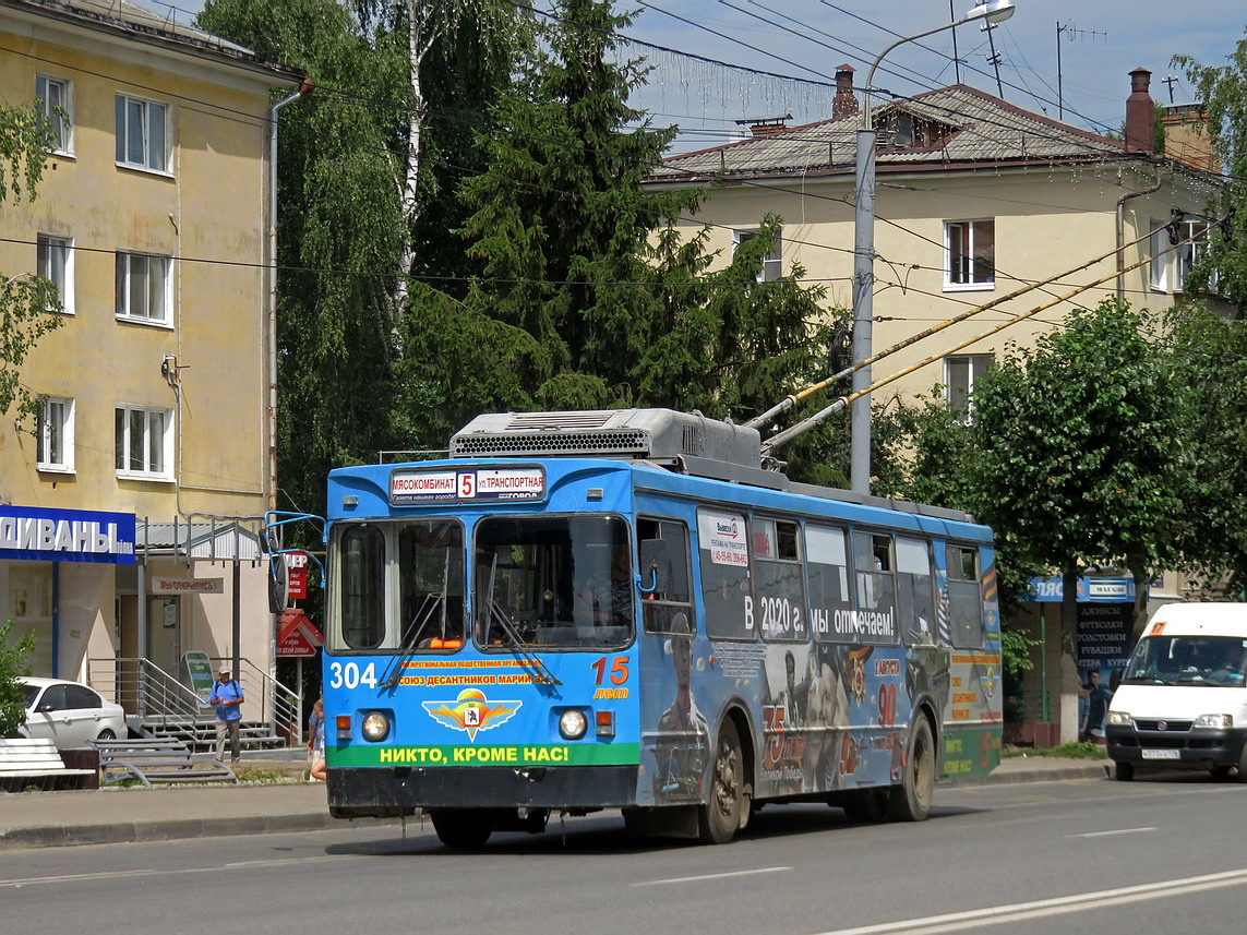 Йошкар-Ола, ЗиУ-682ГМ1 (с широкой передней дверью) № 304