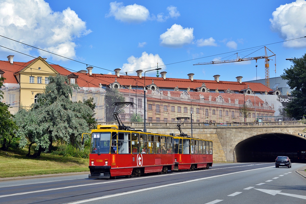 Варшава, Konstal 105Nb/e № 1388