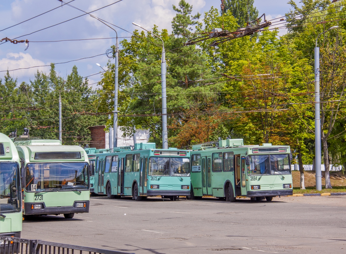 Гомель, БКМ 20101 № 2672; Гомель — Троллейбусные парки